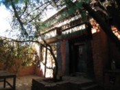 In the grounds of a village monastery