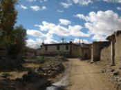 Village in the desert