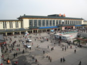 The train station