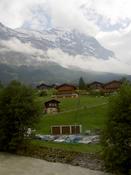 Looking at the mountains from Grund