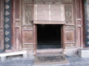 Entrance to the prayer hall