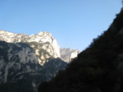On the cable car down