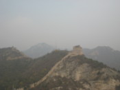Looking up to the west section of the wall