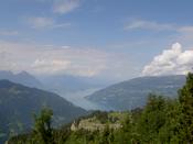 Looking towards lake Brienz