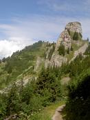 The landscape was somewhat different to other places