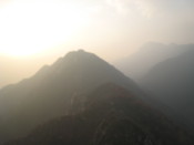 Sun, pollution and mountains