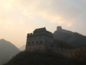 On the eastern part of the wall