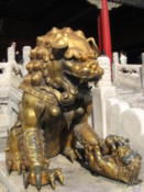 Bronze carving