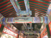 Decoration on the roof of the walkway