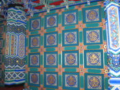 Decoration on the ceiling of a walkway