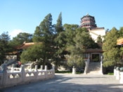 Looking towards the Tower of Buddhist Incense