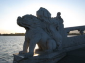 Carving on the bridge