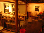 A reconstruction of a pottery workshop in the Shanghai Museum