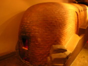 A reconstruction of a kiln in the Shanghai Museum