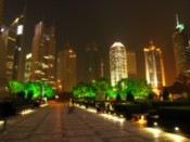 Outside the Jin Mao Building