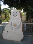 Outside the Franciscan church
