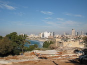 Looking towards Tel Aviv
