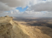 The crater rim, before descent