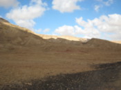Different colors of rock