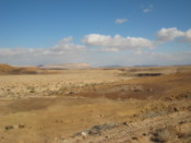 Along the road through the crater
