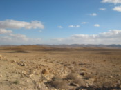 Along the road through the crater