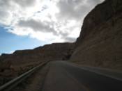 The road out of the crater