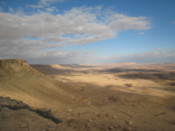 Nearly out of the crater