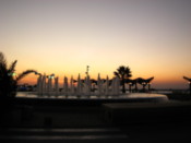 Fountain by the sea
