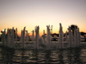 Fountain by the sea