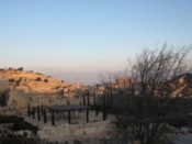 Looking out of the old city