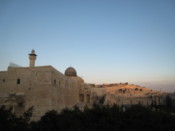 Mosque with dome and minaret