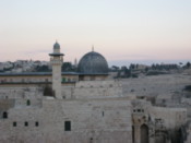 A mosque with dome and minaret