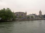 Station and museum from accross the river