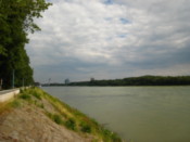 Looking back towards the city