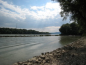 A nice pebble "beach" by a branch of the river