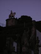A statue of a man on a horse