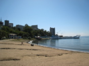 The beach
