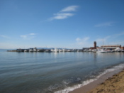 Beach and harbour