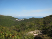 Village, with part of fortress in the foreground