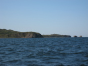 Entering the bay we stopped in