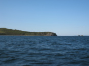 Entering the bay we stopped in
