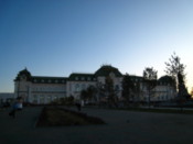 The station in the early morning
