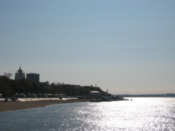 The beach