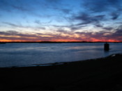 The Amur at sunset