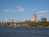 Industrial area outside the city