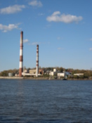 Industrial area outside the city