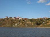 Village on a hill