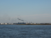 Industrial area across the river