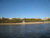 The city seen from the river
