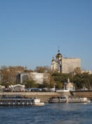 The city seen from the river